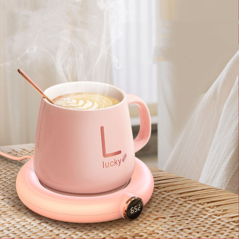 Cup Warmer Pad USB Adjustable Heat Plate with LED Display